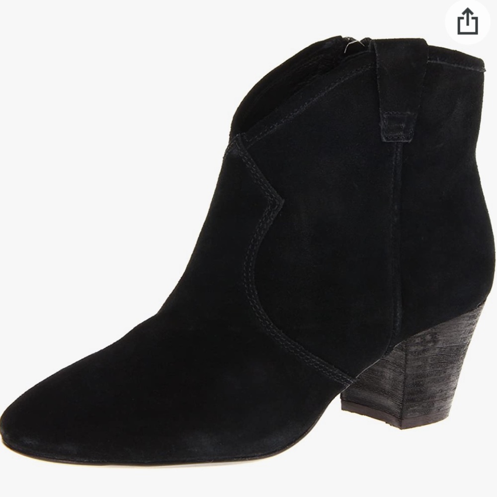 Ash Black Spiral Booties 38